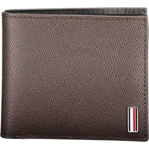 Wallets & Cardholders, male, , Size: ONE SIZE Leather Wallet - Tommy Hilfiger - Modalova