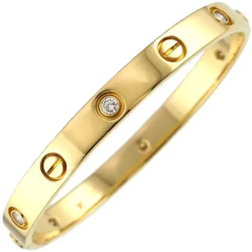 Pre-owned Jewellery, female, , Size: ONE SIZE Pre-owned Gold bracelets - Cartier Vintage - Modalova