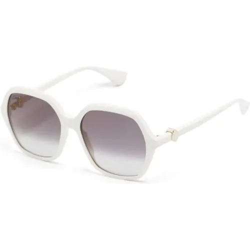 Weiße Sonnenbrille für den täglichen Gebrauch , Damen, Größe: 57 MM - Cartier - Modalova