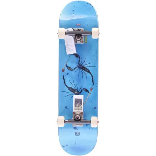 Blau/Weißes Skateboard Montiert Full Concave - Globe - Modalova