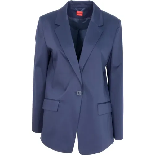 Blazers, female, , Size: 3XL Womenamps jacket Afede 50467054 - Hugo Boss - Modalova