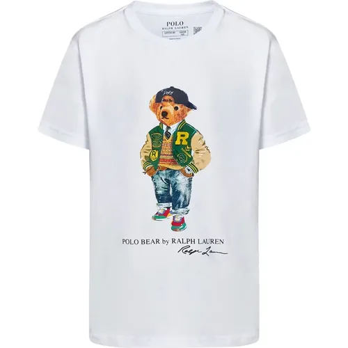 Graphic Bear T-shirts and Polos , male, Sizes: S - Polo Ralph Lauren - Modalova