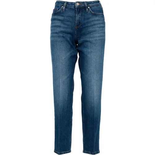 Blaue Denim Slim Fit Jeans , Damen, Größe: W28 - Don The Fuller - Modalova