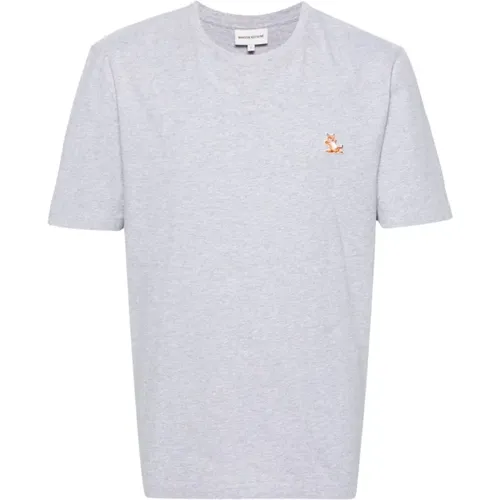 Graue T-Shirts und Polos - Maison Kitsuné - Modalova