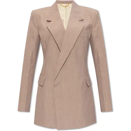 Blazer mit Taschen , Damen, Größe: 2XS - Victoria Beckham - Modalova