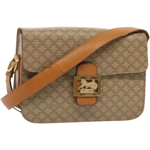 Pre-owned Cross Body Bags, female, , Size: ONE SIZE Pre-owned Canvas celine-bags - Celine Vintage - Modalova