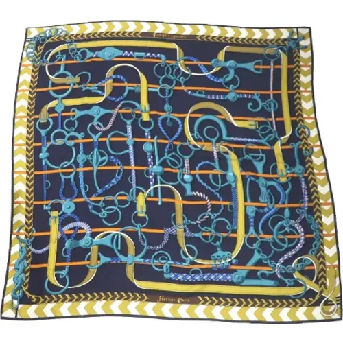 Pre-owned Scarves, female, , Size: ONE SIZE Pre-owned Silk scarves - Hermès Vintage - Modalova