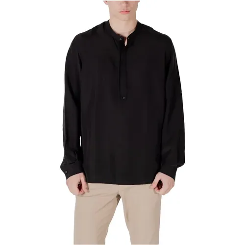 Casual Shirts, male, , Size: XL Relaxed Fit Long-Sleeve Shirt - Antony Morato - Modalova