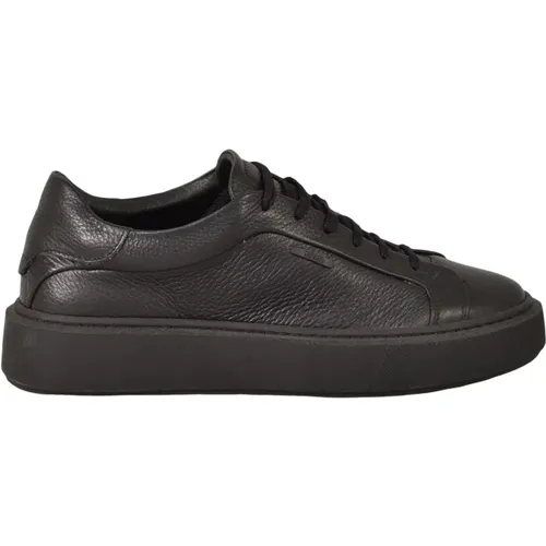 Leder Sneakers mit Gummisohle , Herren, Größe: 39 EU - Antony Morato - Modalova