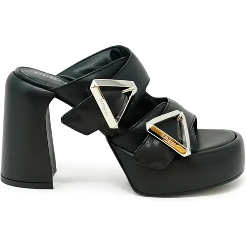 Leather Sandals Ss24 , female, Sizes: 3 UK, 5 UK, 4 UK, 6 UK, 7 UK - Elena Iachi - Modalova