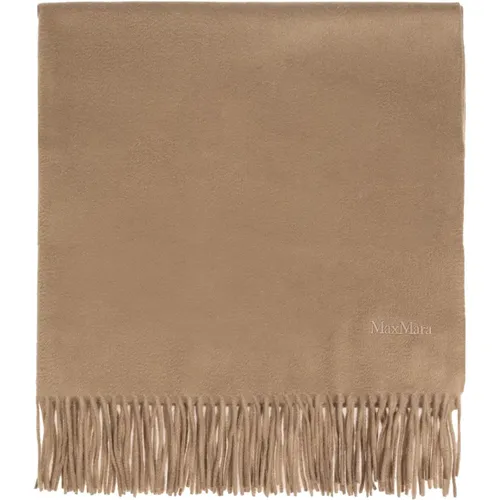 Fringed Scarf , female, Sizes: ONE SIZE - Max Mara - Modalova