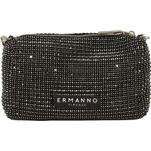 Clutches, female, , Size: ONE SIZE Firenze Shoulder Bag Polyurethane Blend - Ermanno Scervino - Modalova