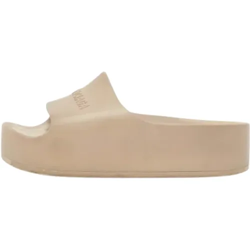 Pre-owned Flats, female, , Size: 6 US Pre-owned Rubber sandals - Balenciaga Vintage - Modalova