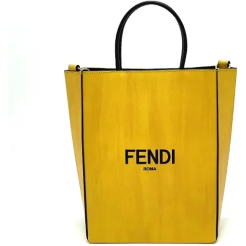 Pre-owned Tote Bags, female, , Size: ONE SIZE Pre-owned Leather fendi-bags - Fendi Vintage - Modalova