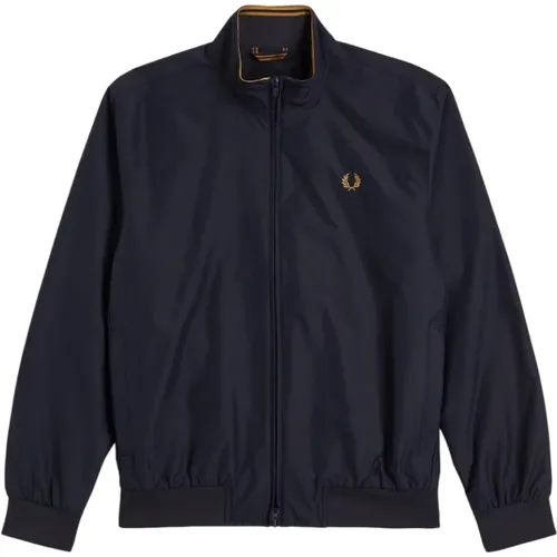 Bomber Jackets, male, , Size: S Brentham Jacket - Fred Perry - Modalova