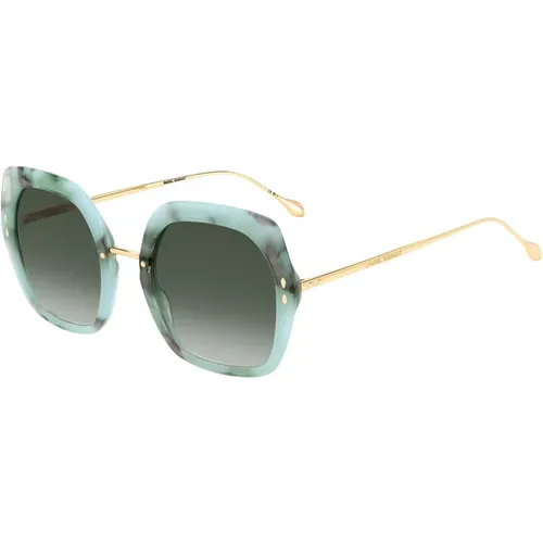 Sunglasses, female, , Size: 55 MM Green Gold Sunglasses - Isabel marant - Modalova