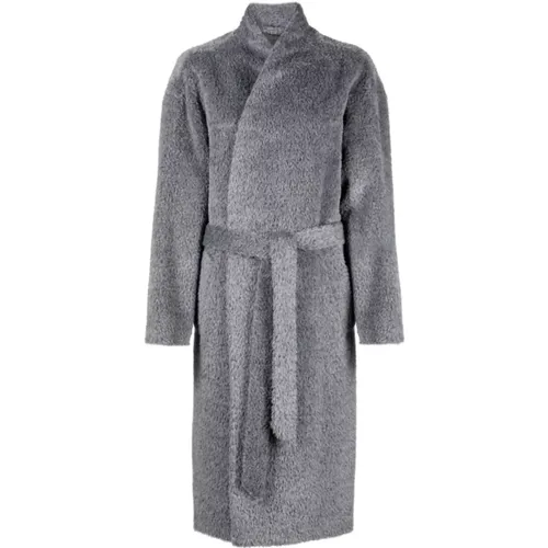 Caliste Coat - Grey , female, Sizes: S - Isabel marant - Modalova