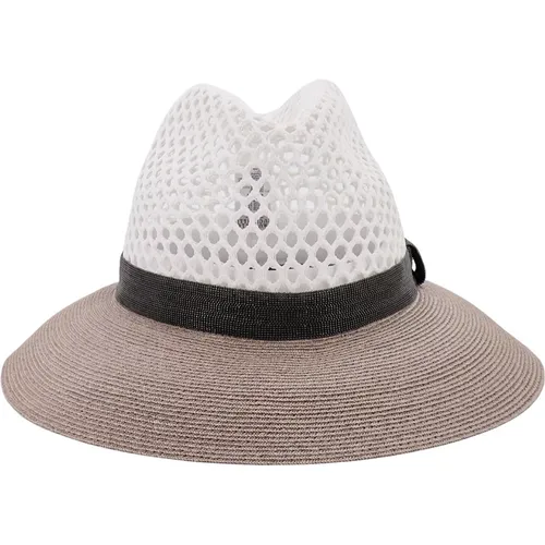 Hats, female, , Size: S Women's Accessories Hats & Caps Ss23 - BRUNELLO CUCINELLI - Modalova