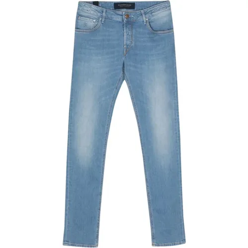 Jeans Denim , male, Sizes: W37 - Hand Picked - Modalova