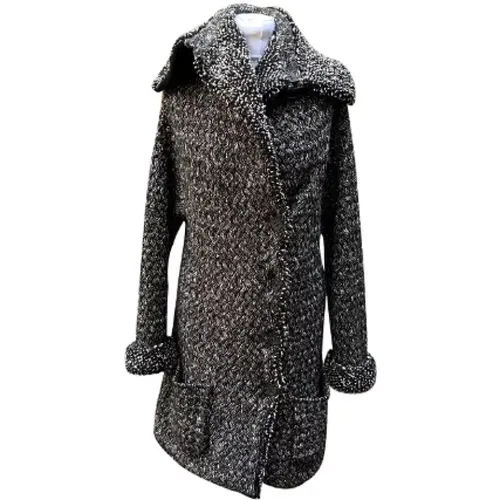 Pre-owned Wool outerwear , female, Sizes: M - Chanel Vintage - Modalova