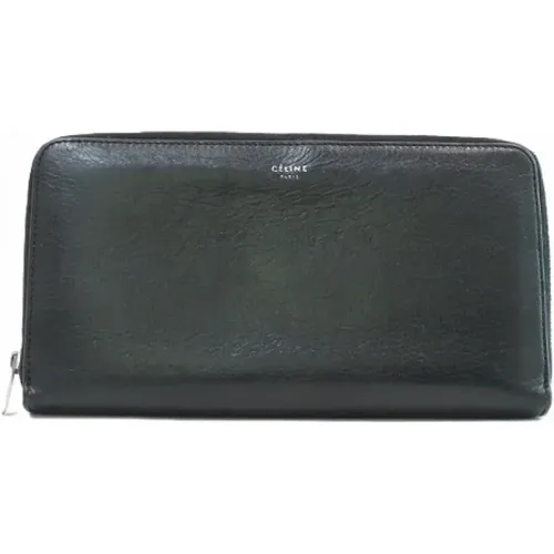 Pre-owned Wallets, female, , Size: ONE SIZE Pre-owned Leather wallets - Celine Vintage - Modalova