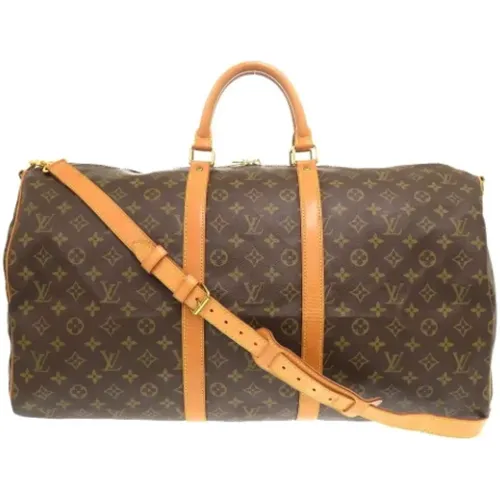 Pre-owned Weekend Bags, female, , Size: ONE SIZE Pre-owned Canvas louis-vuitton-bags - Louis Vuitton Vintage - Modalova