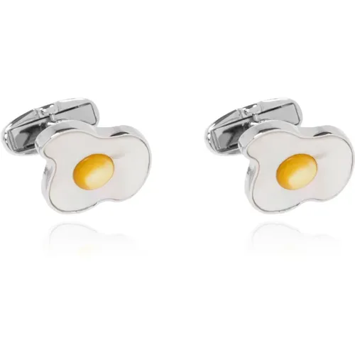 Cufflinks & Tie Clips, male, , Size: ONE SIZE Egg motif cufflinks - Paul Smith - Modalova