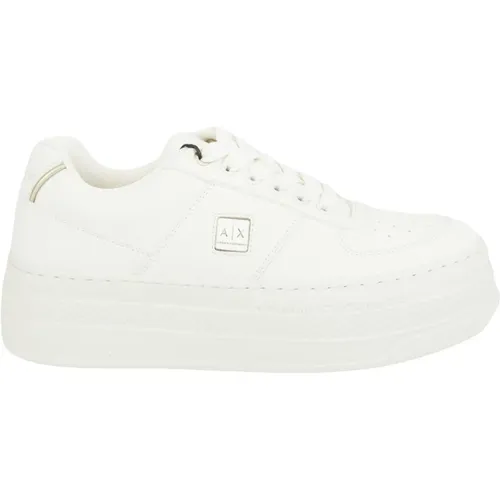 Sneakers, female, , Size: 8 US Sneaker 100% Polyester - Armani Exchange - Modalova