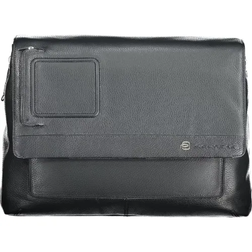 Briefcase with Laptop Compartment , male, Sizes: ONE SIZE - Piquadro - Modalova