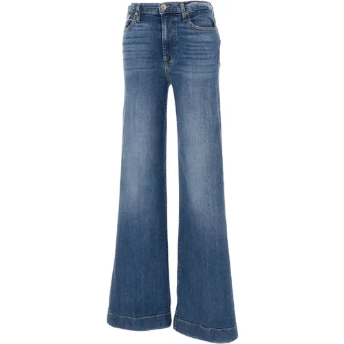 Moderne Dojo Heritage Denim Flared Jeans , Damen, Größe: W27 - 7 For All Mankind - Modalova