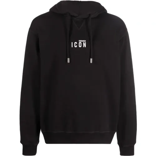 Hoodies, male, , Size: S Mini Icon Hoodie Sweatshirt - Dsquared2 - Modalova