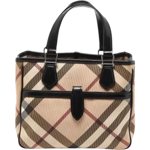 Pre-owned Leather totes , female, Sizes: ONE SIZE - Burberry Vintage - Modalova