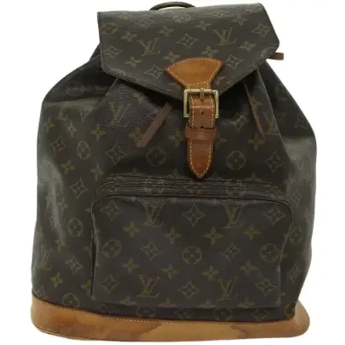 Pre-owned Backpacks, female, , Size: ONE SIZE Pre-owned Canvas backpacks - Louis Vuitton Vintage - Modalova