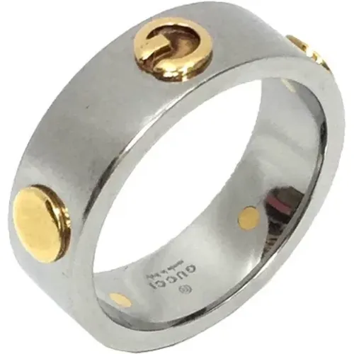 Gebrauchter Silberner Metall Gucci Ring - Gucci Vintage - Modalova