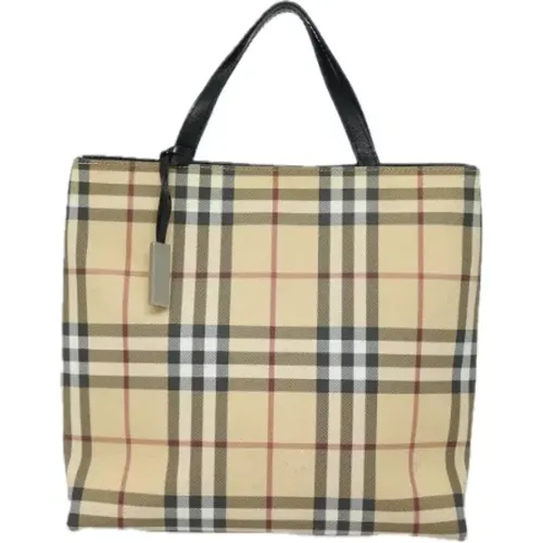 Pre-owned Tote Bags, female, , Size: ONE SIZE Pre-owned Fabric handbags - Burberry Vintage - Modalova