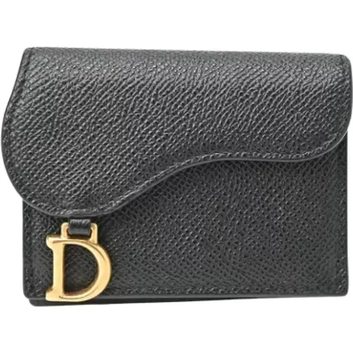 Pre-owned Leather wallets , female, Sizes: ONE SIZE - Dior Vintage - Modalova