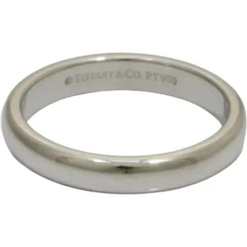 Pre-owned Jewellery, female, , Size: ONE SIZE Pre-owned Platinum rings - Tiffany & Co. Pre-owned - Modalova