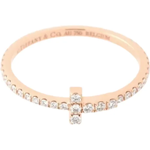 Pre-owned Jewellery, female, , Size: ONE SIZE Pre-owned Rose Gold rings - Tiffany & Co. Pre-owned - Modalova