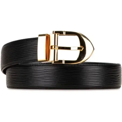 Pre-owned Leather belts , female, Sizes: ONE SIZE - Louis Vuitton Vintage - Modalova