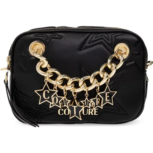 Shoulder bag with logo , female, Sizes: ONE SIZE - Versace Jeans Couture - Modalova