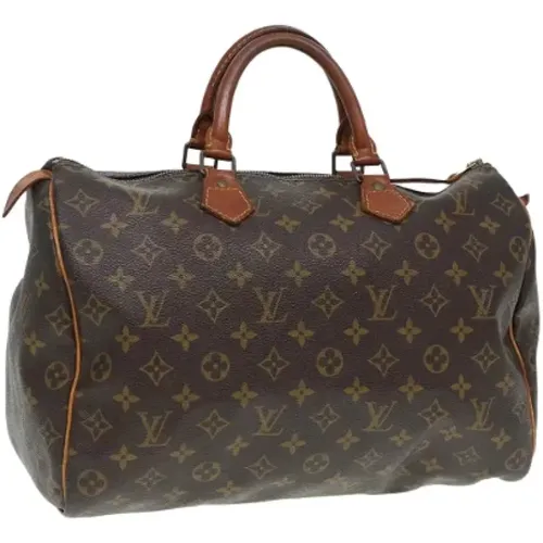 Pre-owned Weekend Bags, female, , Size: ONE SIZE Pre-owned Canvas handbags - Louis Vuitton Vintage - Modalova