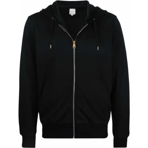 Zip-throughs, male, , Size: S Zip Hoodie with Side Stripes - PS By Paul Smith - Modalova