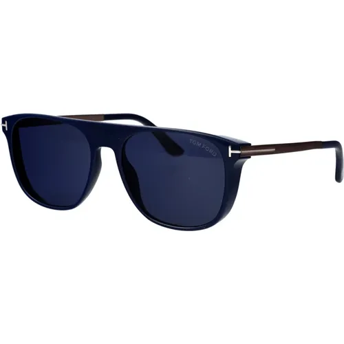 Sunglasses, male, , Size: 55 MM Lionel-02 Stylish Sunglasses - Tom Ford - Modalova