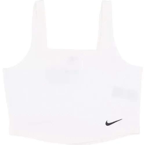 Sporty Tank Top with Swoosh Logo , female, Sizes: M, S, XS - Nike - Modalova