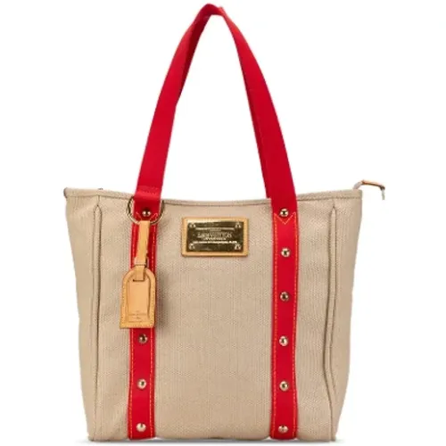 Pre-owned Tote Bags, female, , Size: ONE SIZE Pre-owned Canvas totes - Louis Vuitton Vintage - Modalova