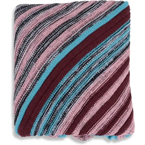 Winter Scarves, female, , Size: ONE SIZE Wool Blend Poncho - Missoni - Modalova