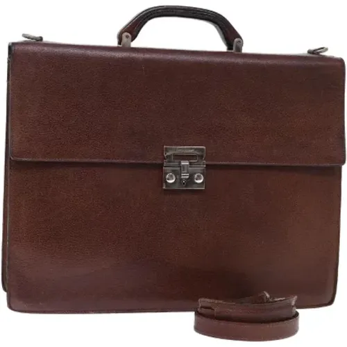 Pre-owned Leder Handtaschen , Damen, Größe: ONE Size - Salvatore Ferragamo Pre-owned - Modalova