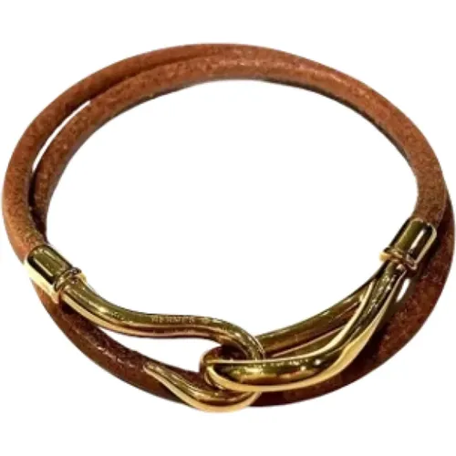 Pre-owned Jewellery, female, , Size: ONE SIZE Pre-owned Leather bracelets - Hermès Vintage - Modalova