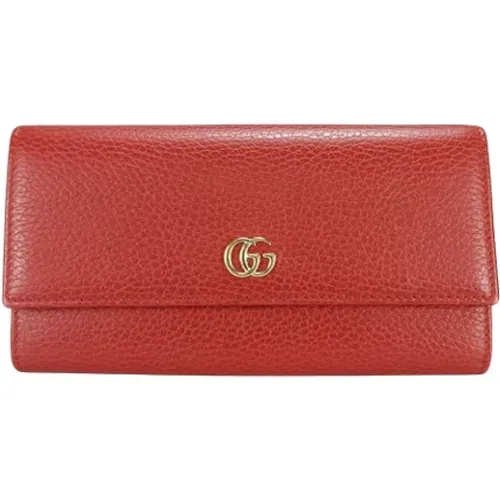 Pre-owned Wallets, female, , Size: ONE SIZE Pre-owned Leather wallets - Gucci Vintage - Modalova