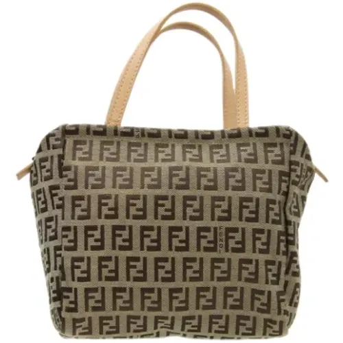 Pre-owned Tote Bags, female, , Size: ONE SIZE Pre-owned Canvas totes - Fendi Vintage - Modalova